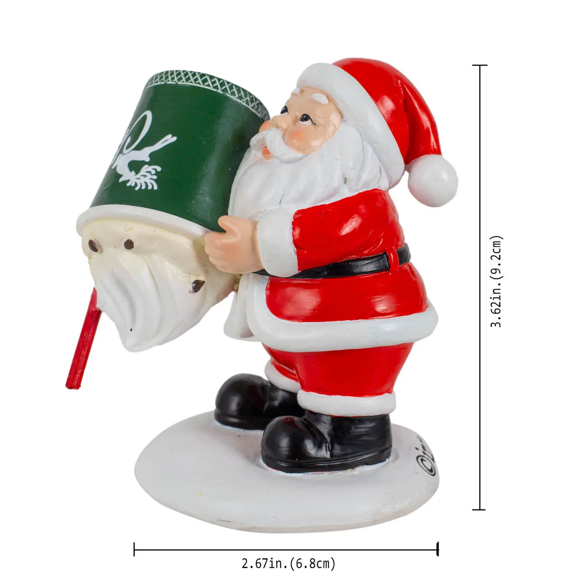 Kids Playing in the Snow — Christmas Village Figurine