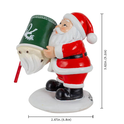 Kids Playing in the Snow — Christmas Village Figurine