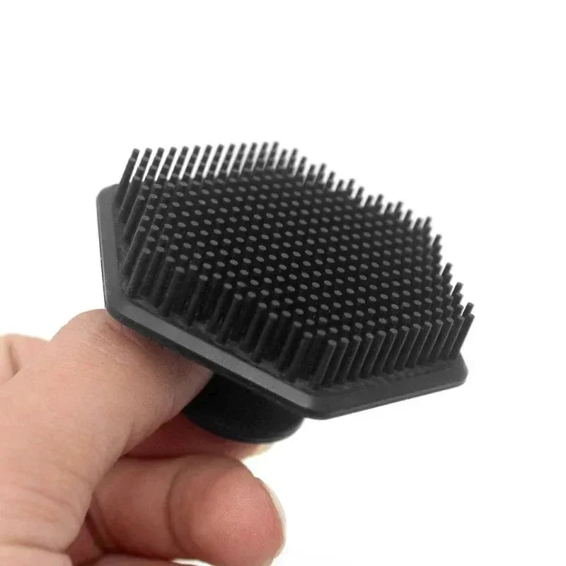 1 Silicone Facial Cleaning Brush Scrubber Silicone Miniature Face Deep Clean Shave Massage Face Scrub Brush Face Cleaner For Men