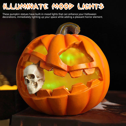 Ghost Pumpkin Lantern Decor Pumpkin