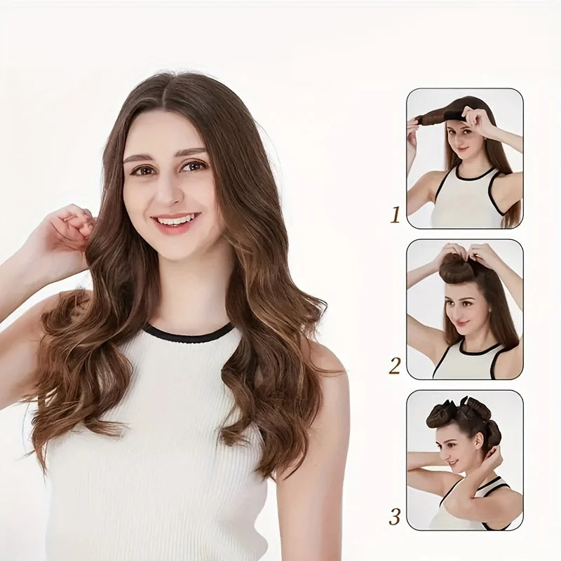 Heatless Hair Curler Curling Rod Headband No Heat Hair Rollers Satin Lazy Curls Soft Curlers Sleeping Rods Hair Styling Tools
