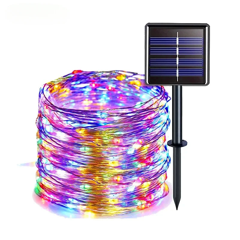 LED Solar Light Outdoor Garden Fairy String Light Led 6m/12m/23m/33m