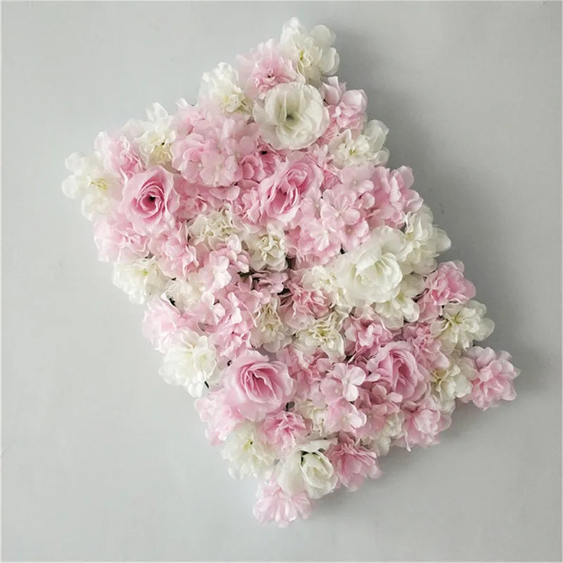 Artificial Flower Walls for Wedding Decoration BabyShow Decor Flowers Panel Christmas Home Backdrop Decor Flores Artificiales