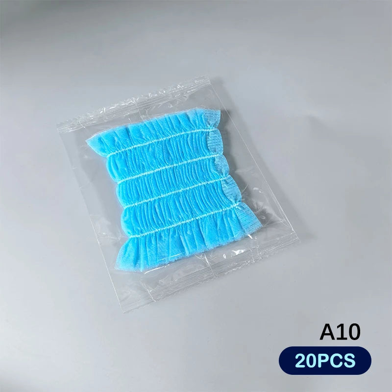HUA HUA 20/50/100pcs Disposable Spa Headbands Soft Non- Elastic Facial Hair Bands For Sauna, Facial Cleansing, Skincare & Makeup