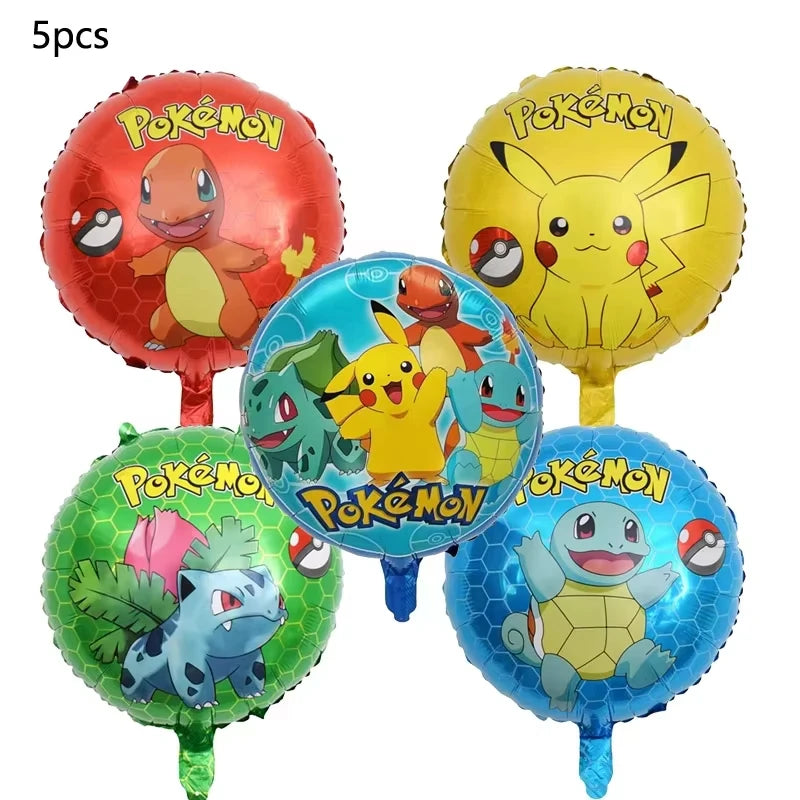 Giant PokeMons Theme Foil Balloons Birthday Party Decoration for Kids Birthday Party Gift Favors photo booth Baby Shower Balloon
