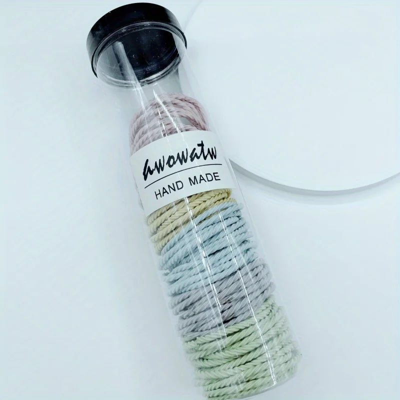 100pcs Seamless Hair Rings Elastic Hair Ties