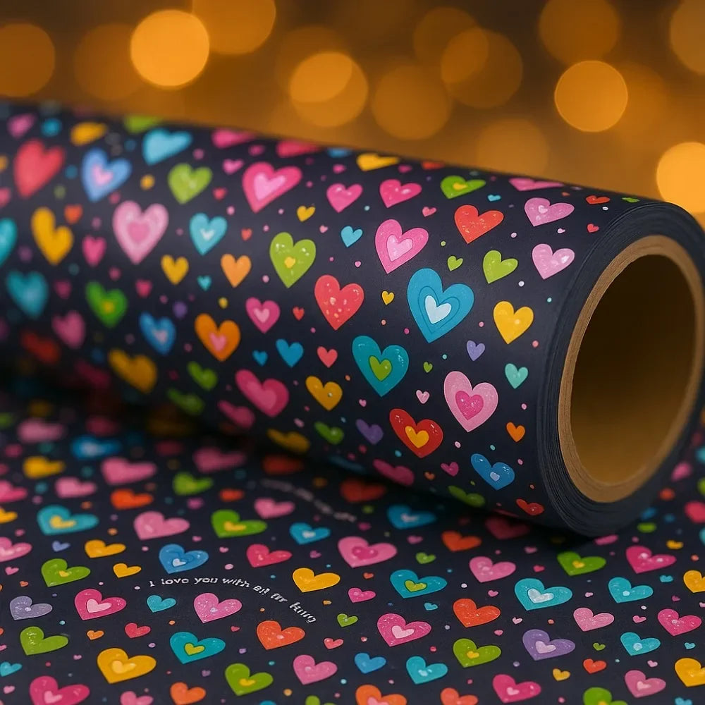Extra Wide 43.18cm x Long 299.72cm Gift Wrapping Paper - Valentine'S Day, Birthday, Wedding, Anniversary Decorations,craft paper
