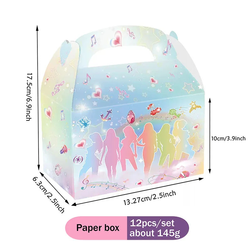 Hot KPOP K&Katseye Themed Decoration Kit Birthday Christmas Halloween Combo Perfect for Indoor Living Rooms Outdoor Backyards