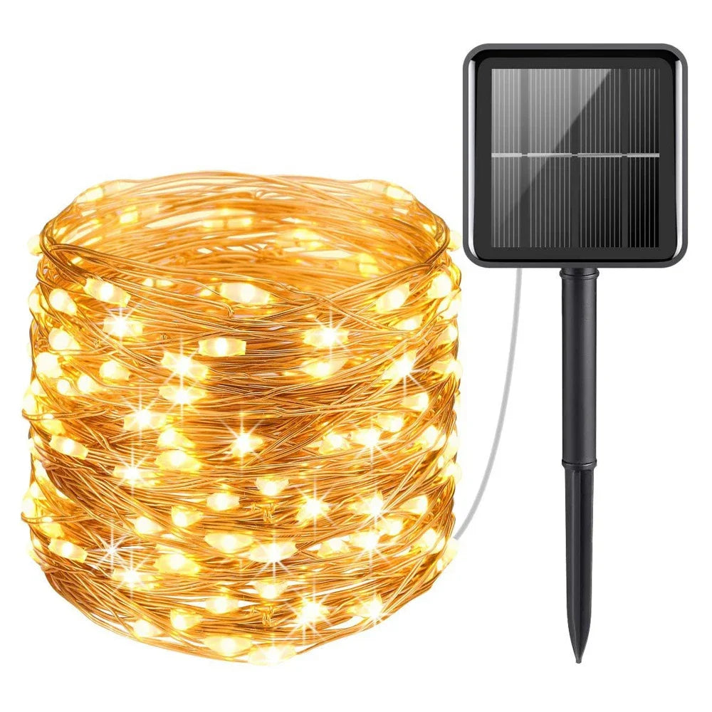 LED Solar Light Outdoor Garden Fairy String Light Led 6m/12m/23m/33m
