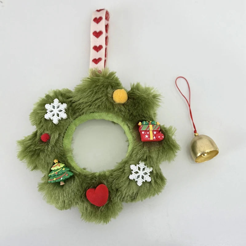 Exquisite Christmas Decoration Plush Toys Christmas Tree wreath Gingerbread Man Soft Plush Filling Party Decoration Gifts