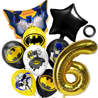 Dark Hero Birthday Party Balloon Decoration Kit