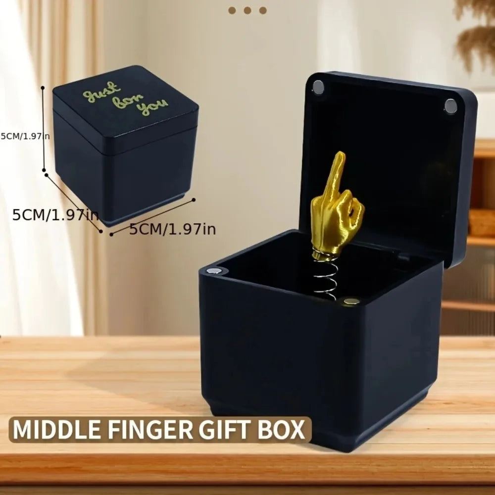 Christmas Fun Prank Gift Finger Box Christmas Box Funny Creative Gift Office Desk Decoration Home Decoration Gifts