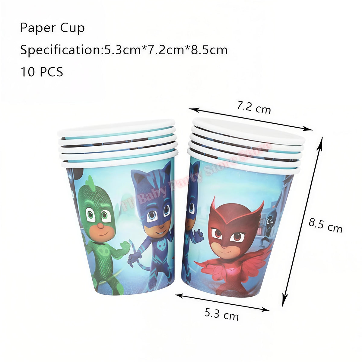 Super Hero PJed Mask Birthday Party Decoration Kids Boys Party Favors Plate Cup Balloon Banner Baby Shower Event Supplies Gifts