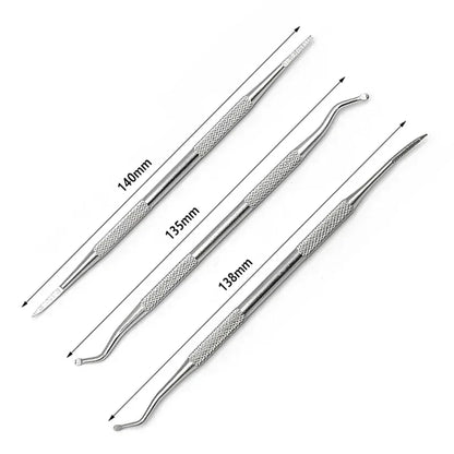 3/6Pcs Cuticle pushers, pedicure care tool