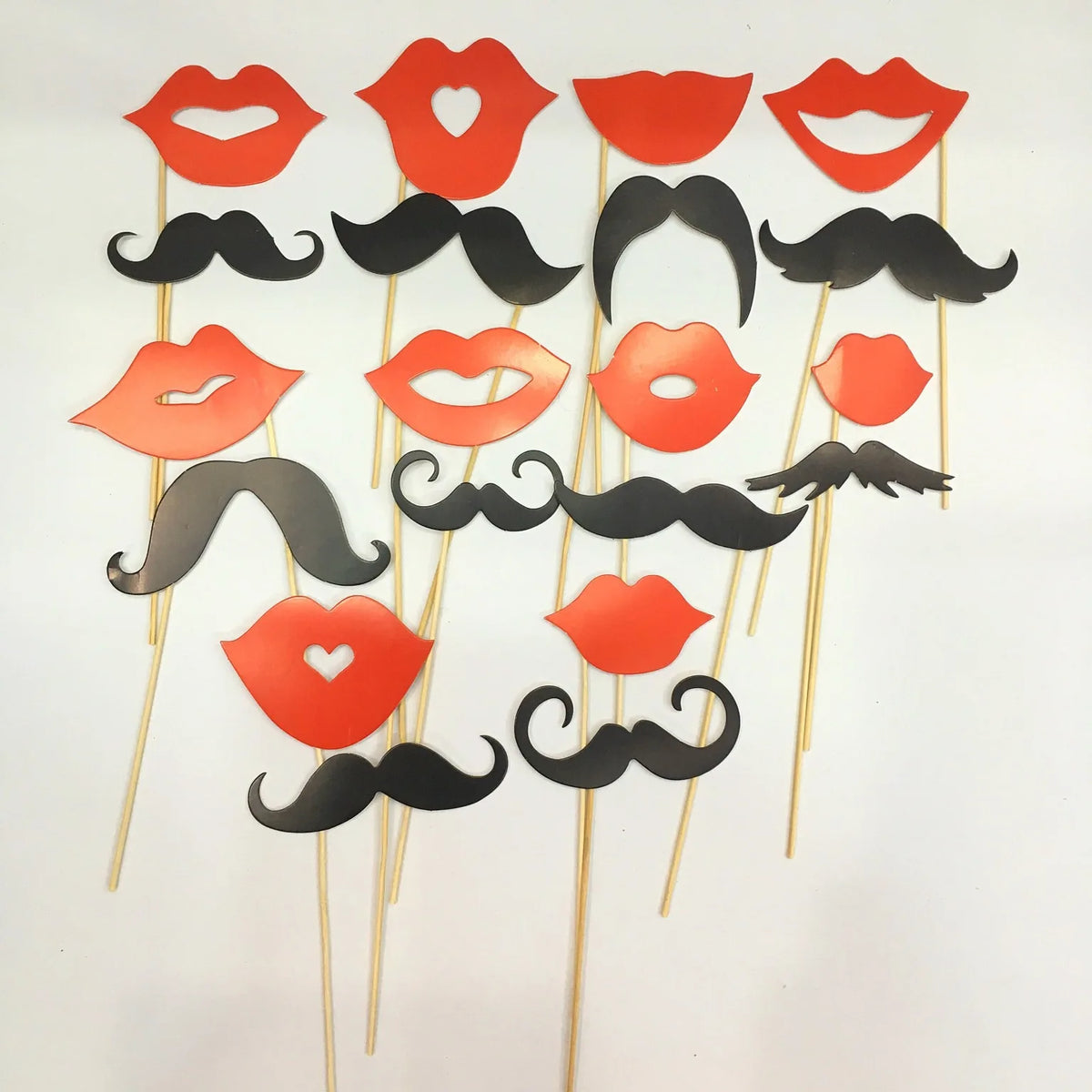 Wedding Photography Props Funny Selfies Mustache Glasses Team Bride Groom Photo Booth Props Bridal Shower DIY Wedding Decoration
