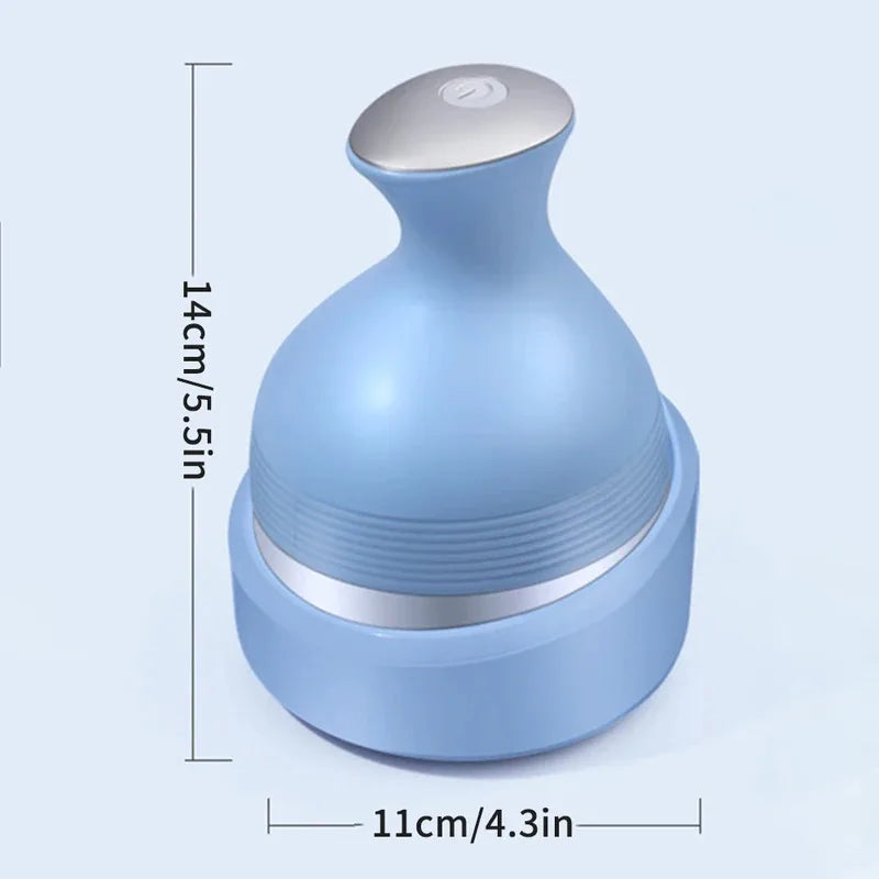 Electric Cordless Hair Scalp Massager with Kneading 4 Massage Nodes