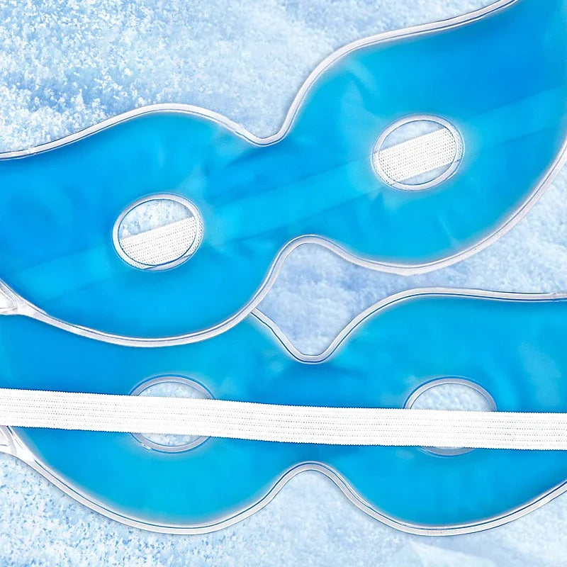Cooling Ice Eye Mask Fatigue Relief Remove Dark Circles Cold Eye Mask Sleep Mask Cooling Eyes Care Relaxing Gel Eye Pad