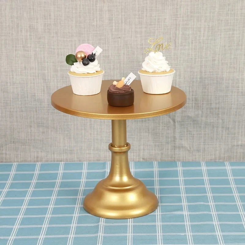 Wrought Iron Cake Stand Home Party Dessert Display Stand Wedding Decoration Birthday Cake Tray Afternoon Tea Fruit Dessert Tray
