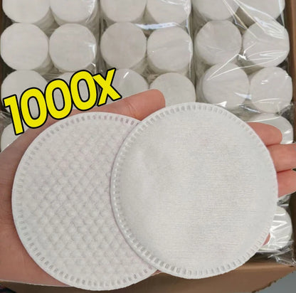 Disposable Soft Circular Makeup Remover Pads Doubles Sided