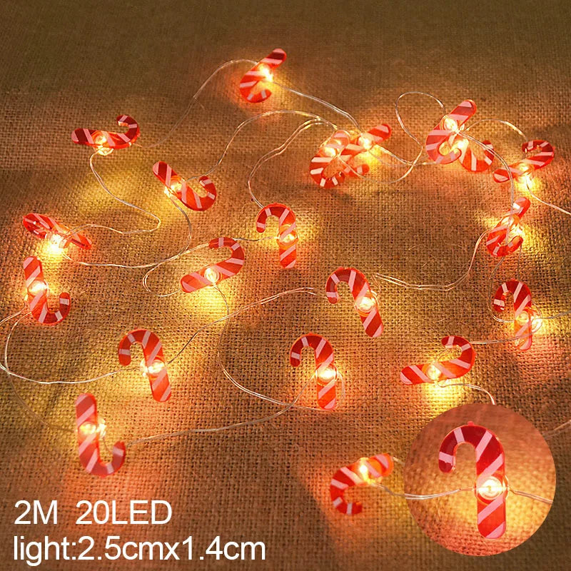 Snowflake LED Light Christmas Decoration — Hanging Garland