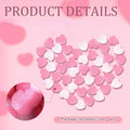 100pcs Valentine Gift Box Filler Shreds Mini Heart Shaped Foam Beads Basket Filler for Crafts DIY Wrapping Decoration Supplies