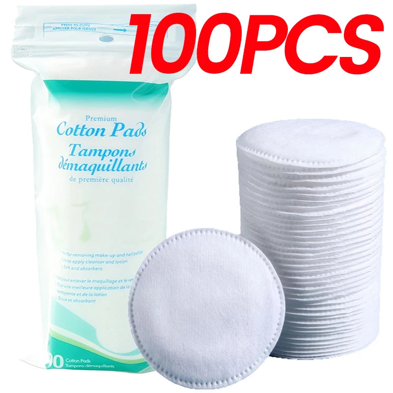 Disposable Soft Circular Makeup Remover Pads Doubles Sided