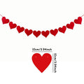 Red Pink Valentine's Day Love Heart Garlands Be My Valentine Banner Rose Love Happy Valentine Party Decoration for Home 2025