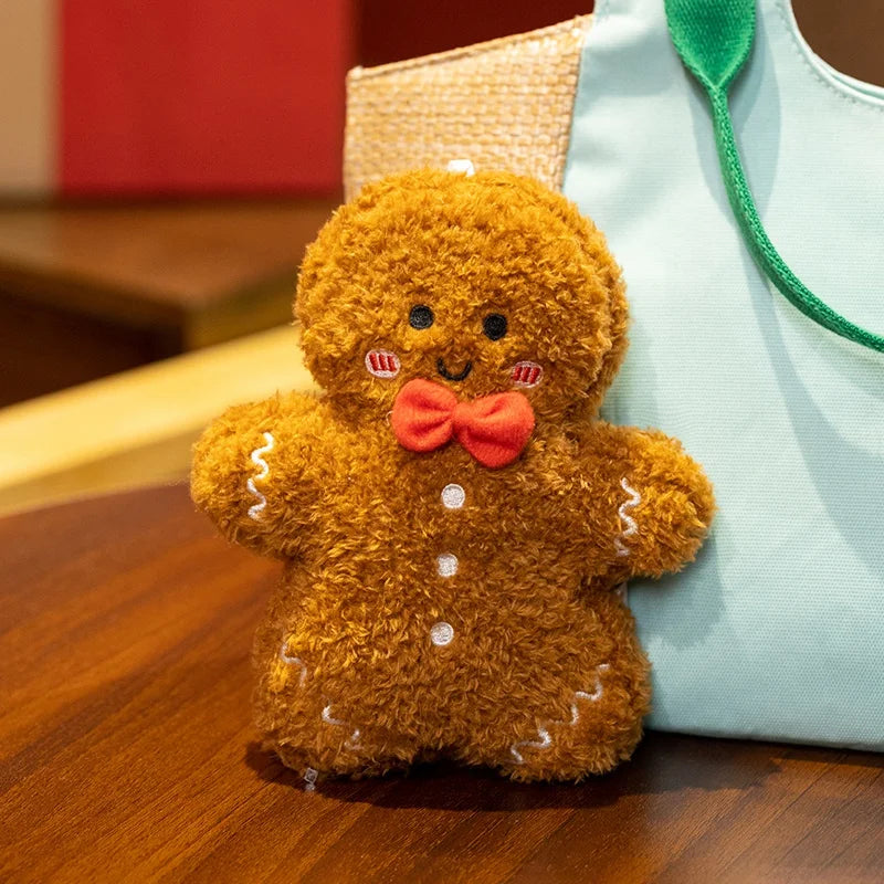 Exquisite Christmas Decoration Plush Toys Christmas Tree wreath Gingerbread Man Soft Plush Filling Party Decoration Gifts