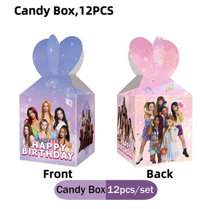 Hot KPOP K&Katseye Themed Decoration Kit Birthday Christmas Halloween Combo Perfect for Indoor Living Rooms Outdoor Backyards