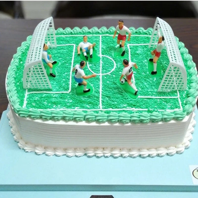 9Pcs/Set Soccer Football Basketball Kids Cupcake Decoration Cake Topper Happy Birthday  Baby Children Party Decor Party Supplies
