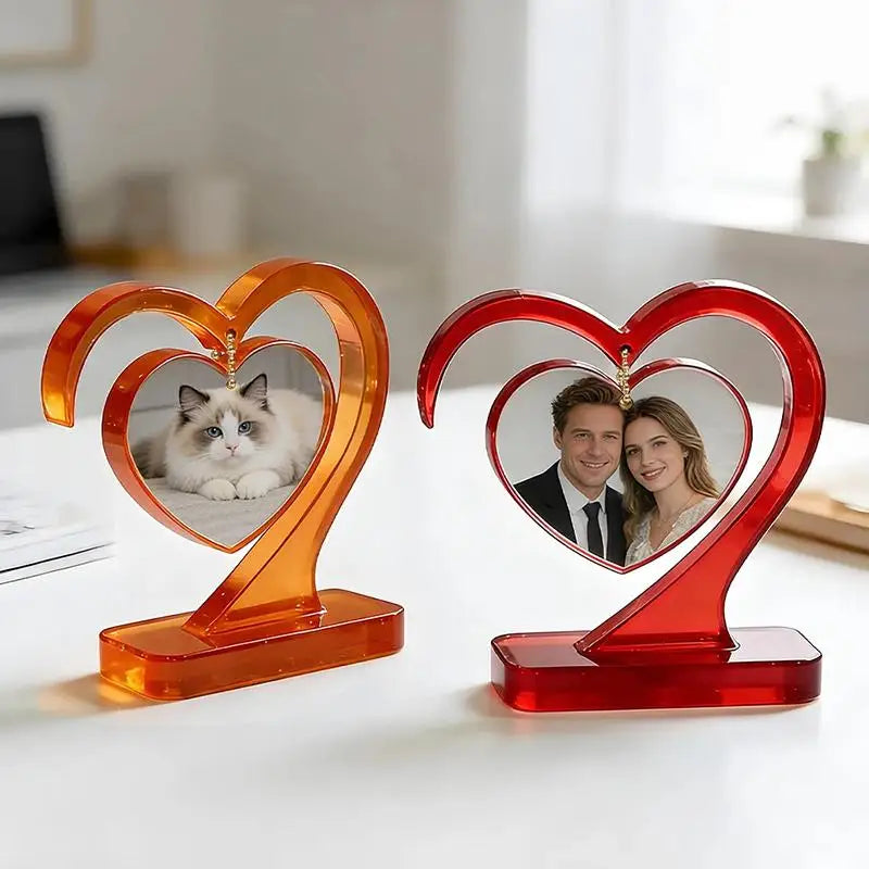 New Heart-shaped Photo Frame Pendulum Base Silicone Mold, DIY Crystal Epoxy Resin Mold, DIY Photo Frame Ornament.