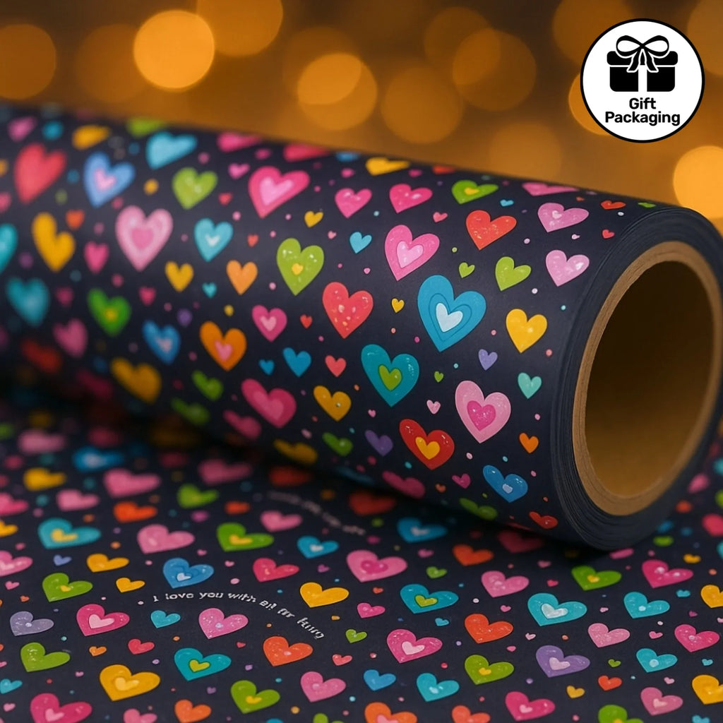 Extra Wide 43.18cm x Long 299.72cm Gift Wrapping Paper - Valentine'S Day, Birthday, Wedding, Anniversary Decorations,craft paper