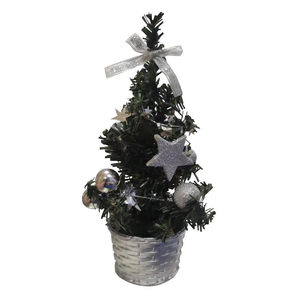 Artificial Tabletop Mini Christmas Tree Tabletop Decorations Festival Winter Holiday Miniature Decor for Christmas Décor 30cm
