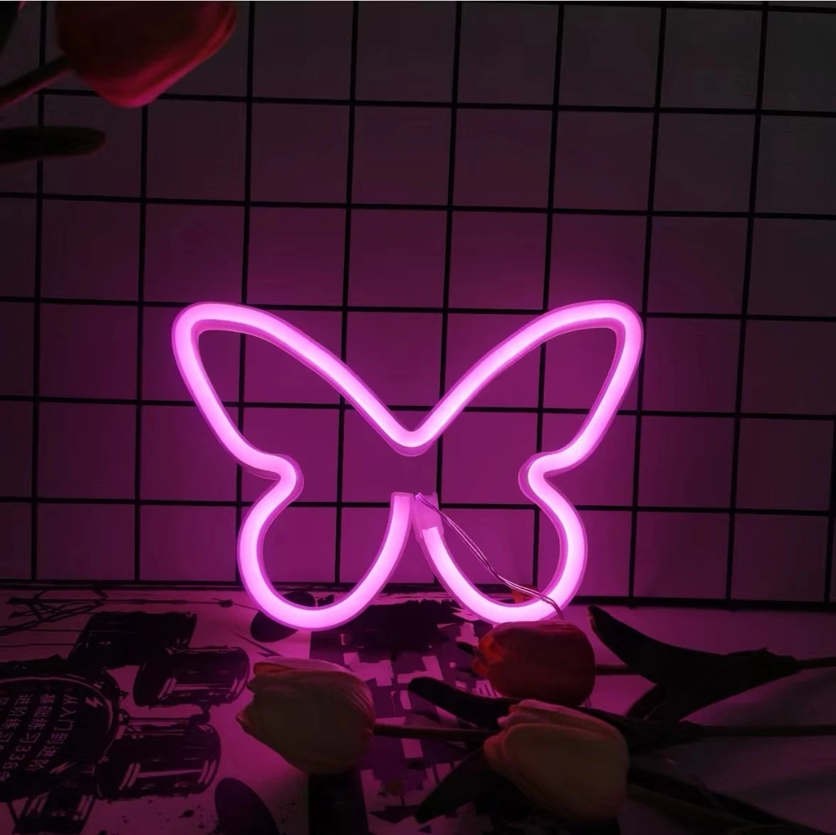 LED Neon Sign with USB/Battery for Bar Bedroom Game Room Wedding Party Wall Decor Christmas Gift Customizable Lighting