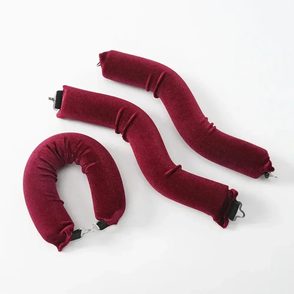 Heatless Hair Curler Curling Rod Headband No Heat Hair Rollers Satin Lazy Curls Soft Curlers Sleeping Rods Hair Styling Tools