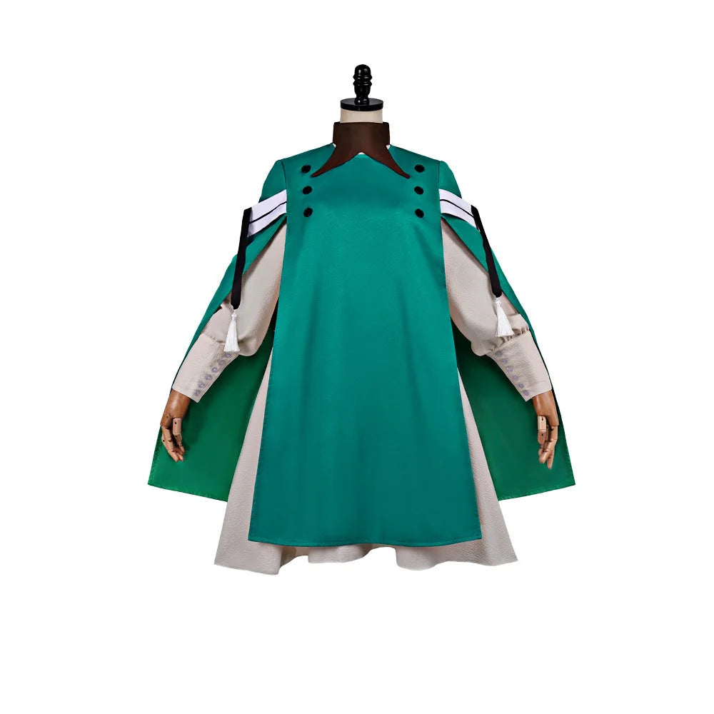 Witch Hat Atelier Coco Cosplay Costume Medieval Witch Dress with Hat Anime Tongari Boushi no Atelier Outfit Halloween Party Suit