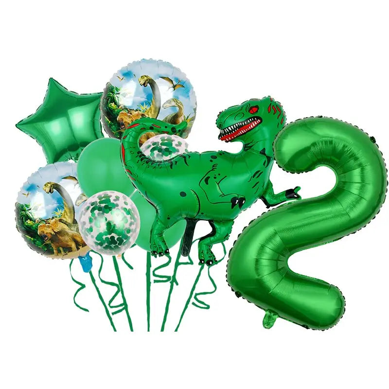 Dinosaur Theme Birthday Decoration Tableware Cup Plate Napkin Backdrop Balloons Banner Paper Bag Kids Gifts Party Decor Supplies