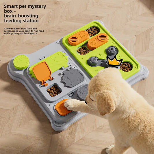 Pet Puzzle Feeder Toy: Interactive Treat Dispenser Designed for IQ Training