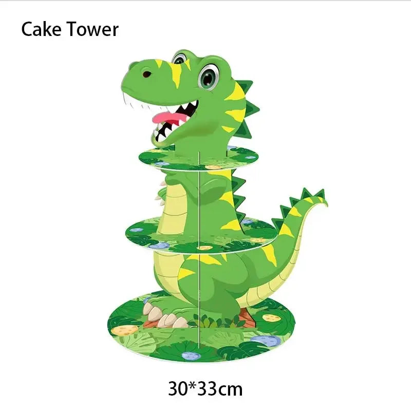 Dinosaur Theme Birthday Decoration Tableware Cup Plate Napkin Backdrop Balloons Banner Paper Bag Kids Gifts Party Decor Supplies