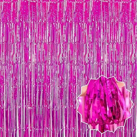 1m*2m Rain curtain party decoration Mother's Day birthday wedding bachelor party graduation merry Christmas backdrop curtain