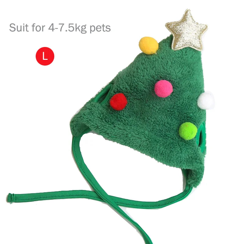 Pet Christmas Bib & Hat Set