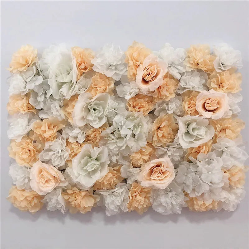 Artificial Flower Walls for Wedding Decoration BabyShow Decor Flowers Panel Christmas Home Backdrop Decor Flores Artificiales
