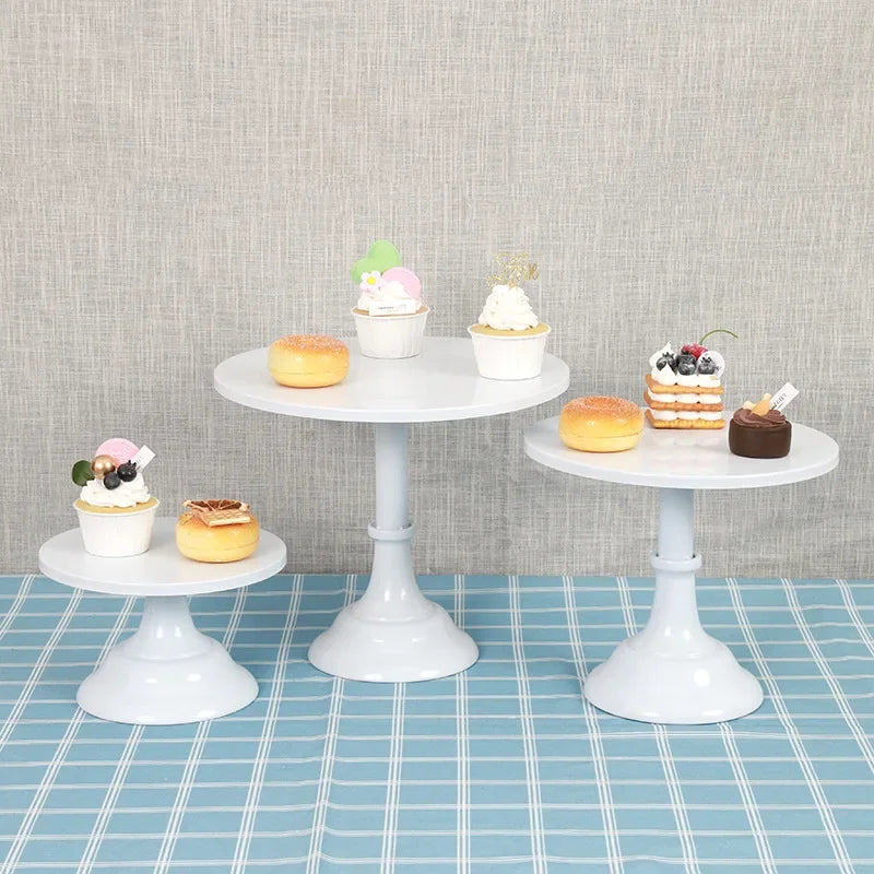 Wrought Iron Cake Stand Home Party Dessert Display Stand Wedding Decoration Birthday Cake Tray Afternoon Tea Fruit Dessert Tray