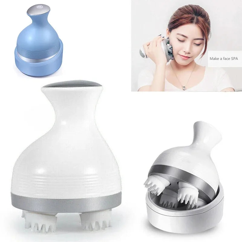 Electric Cordless Hair Scalp Massager with Kneading 4 Massage Nodes