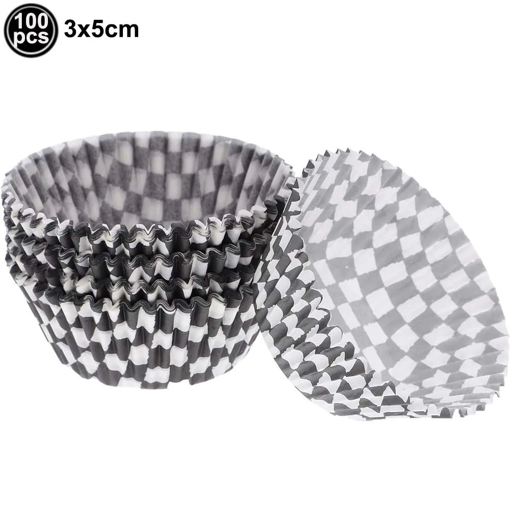 12pcs Racing Car Cupcake Toppers Racing Car Theme Cake Decoration Baby Shower Kids Boys Girls Racing Car Birthday Party Supplies