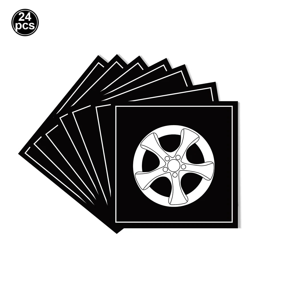 Wheel Racing Car Party Cake Decor Tire Cupcake Topper Mini Checkered Racing Flag Cupcake Toppers Racing Theme Party Supplies