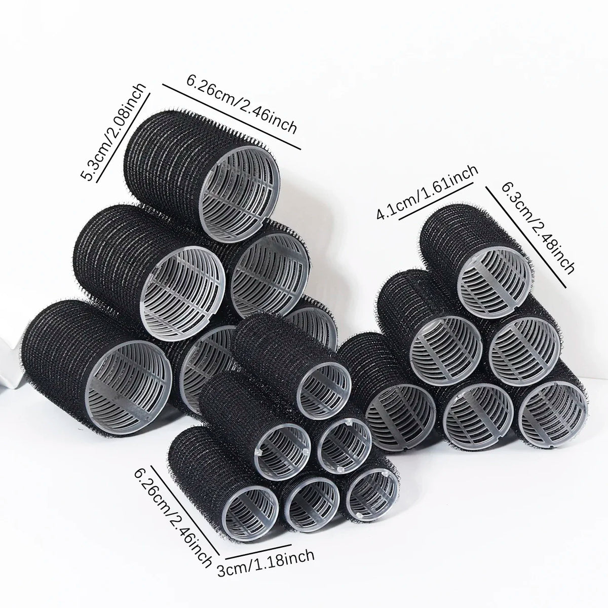 6PCS Heatless Self-Grip Curling Rods – No Heat Needed