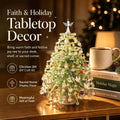 DIY Beaded Christmas Tree Kit Handmade Mini Tabletop Xmas Tree Ornament Craft Set Home Holiday Desktop Decoration Christmas Gift
