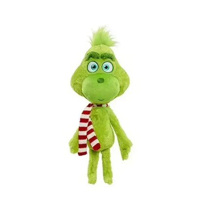 Green-Haired Monster Christmas Plush Toy