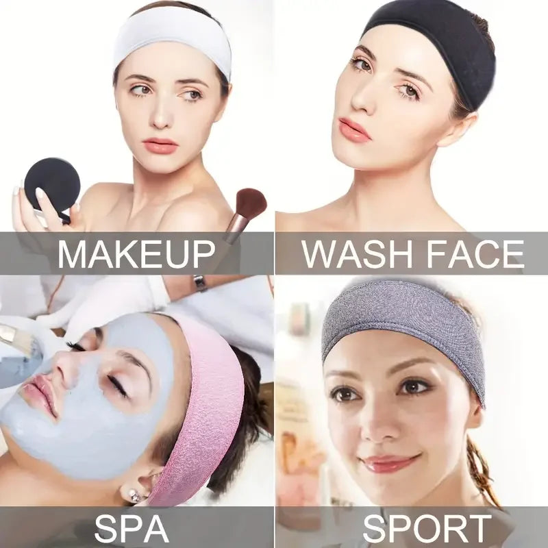 Spa Facial Headband Make Up Shower Wrap